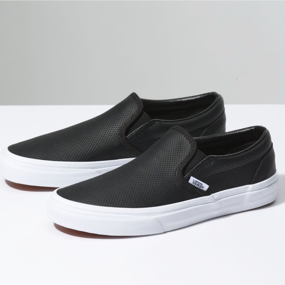 Black Slip On Vans
